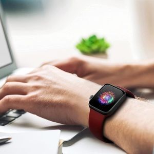 Apple Watch Wristband (Miscellaneous Brand) Burgundy